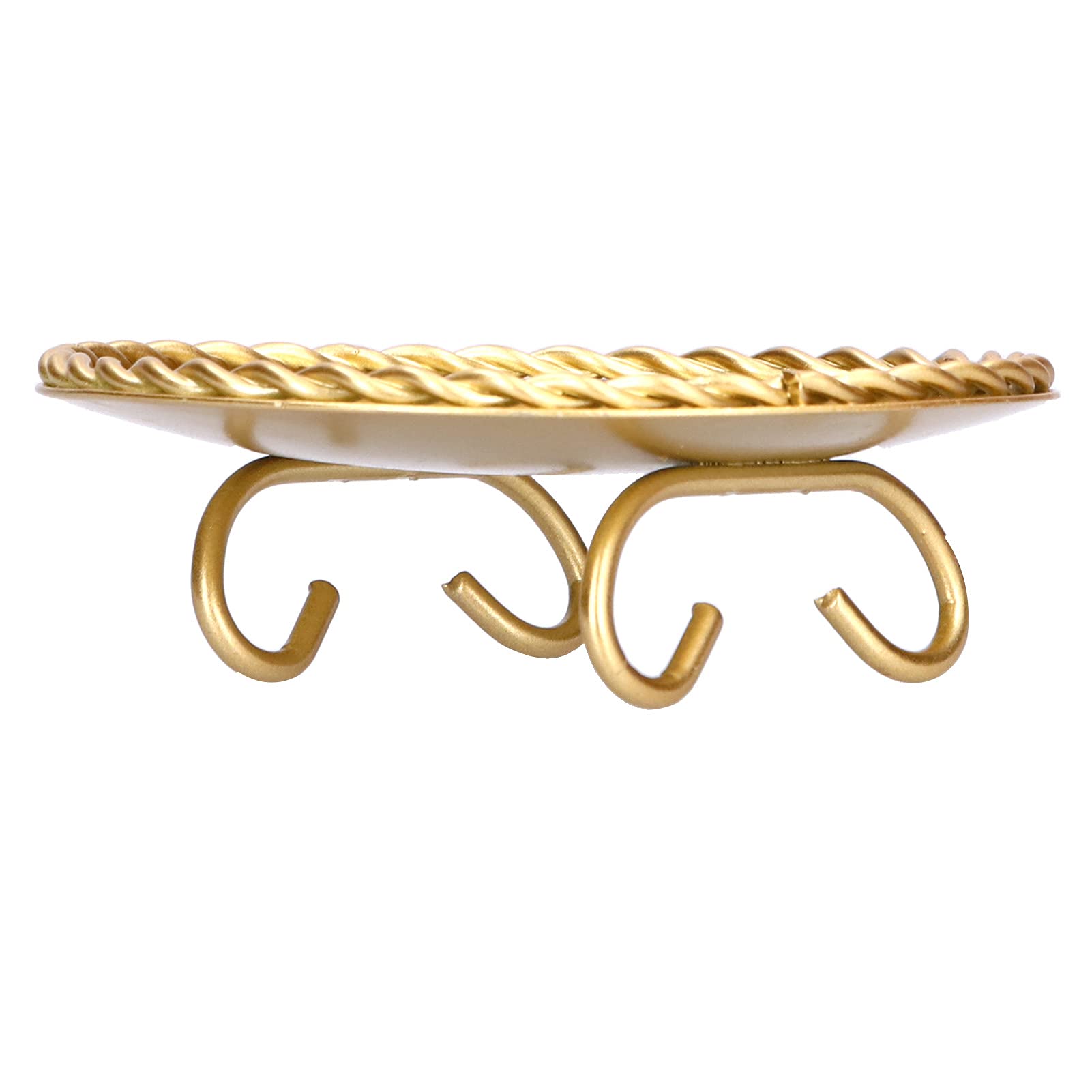 FIYO Geometric Jewelry Storage Tray - Gold Jewelry Organizer Box for Necklaces, Rings & Earrings | Desktop Jewelry Display & Home Decor Accessory | Perfect for Bedroom Vanity, Dresser Top & Gift Wrapping