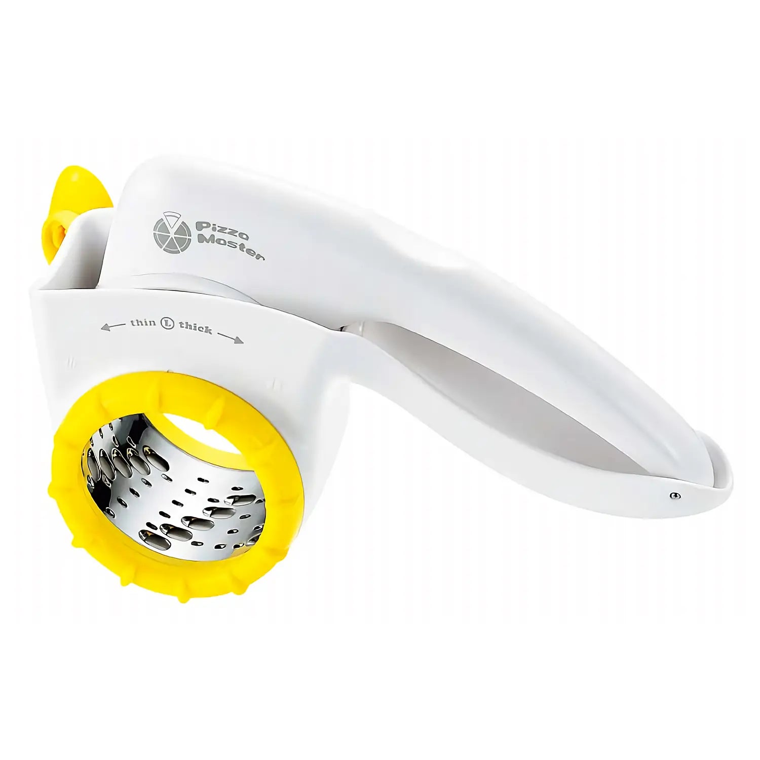 Premium Stainless Steel Rotary Cheese Grater - Heavy Duty Kitchen Tool for Shredding Parmesan, Mozzarella & Hard Cheeses - Perfect for Pasta, Pizza, Salads & Charcuterie Boards