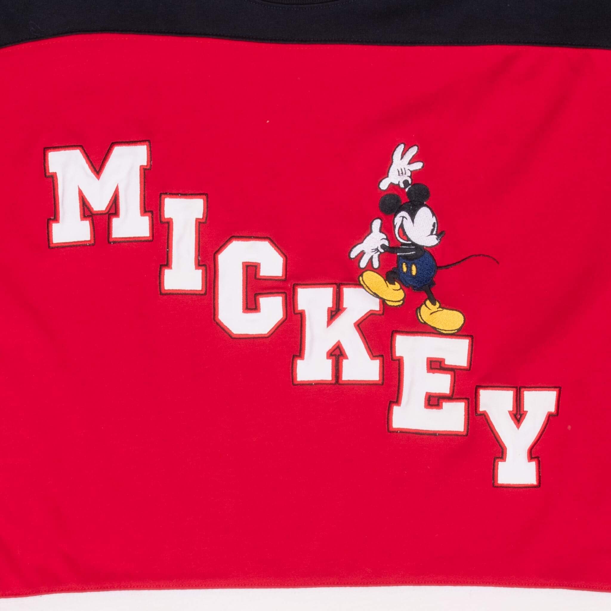 Vintage 1990s Disney Mickey Mouse Long Sleeve T-Shirt XL - Retro Cartoon Graphic Tee for Men & Women - Perfect for Casual Wear, Theme Parties & Disney Fans Collection