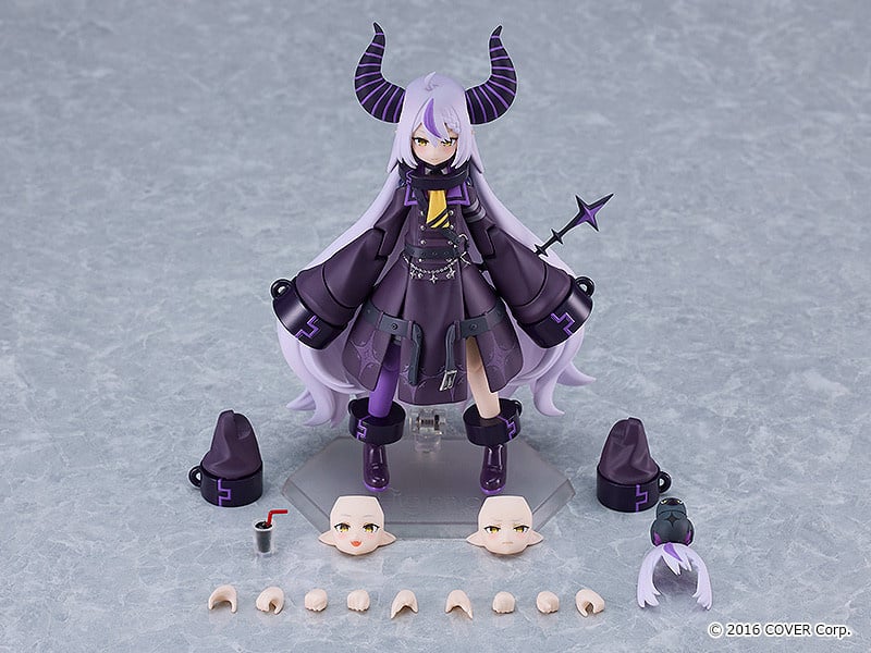 Figma #619 La+ Darknesss Hololive Production Action Figure - Anime Collectible for Fans, Display & Cosplay Scenes