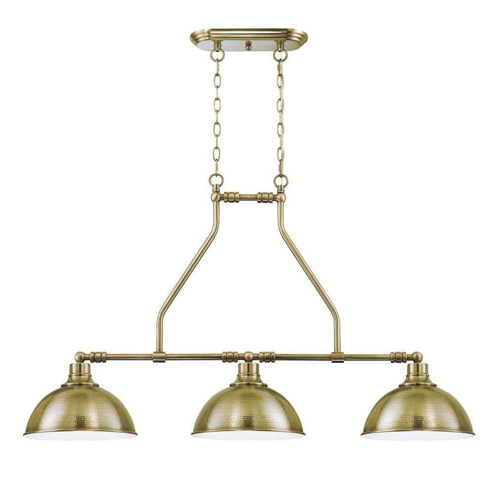 Gafford Linear Chandelier - Modern LED Pendant Light Fixture for Dining Room, Kitchen Island & Living Room | Dimmable Hanging Light with Adjustable Length | Perfect for Home & Office Lighting Decor