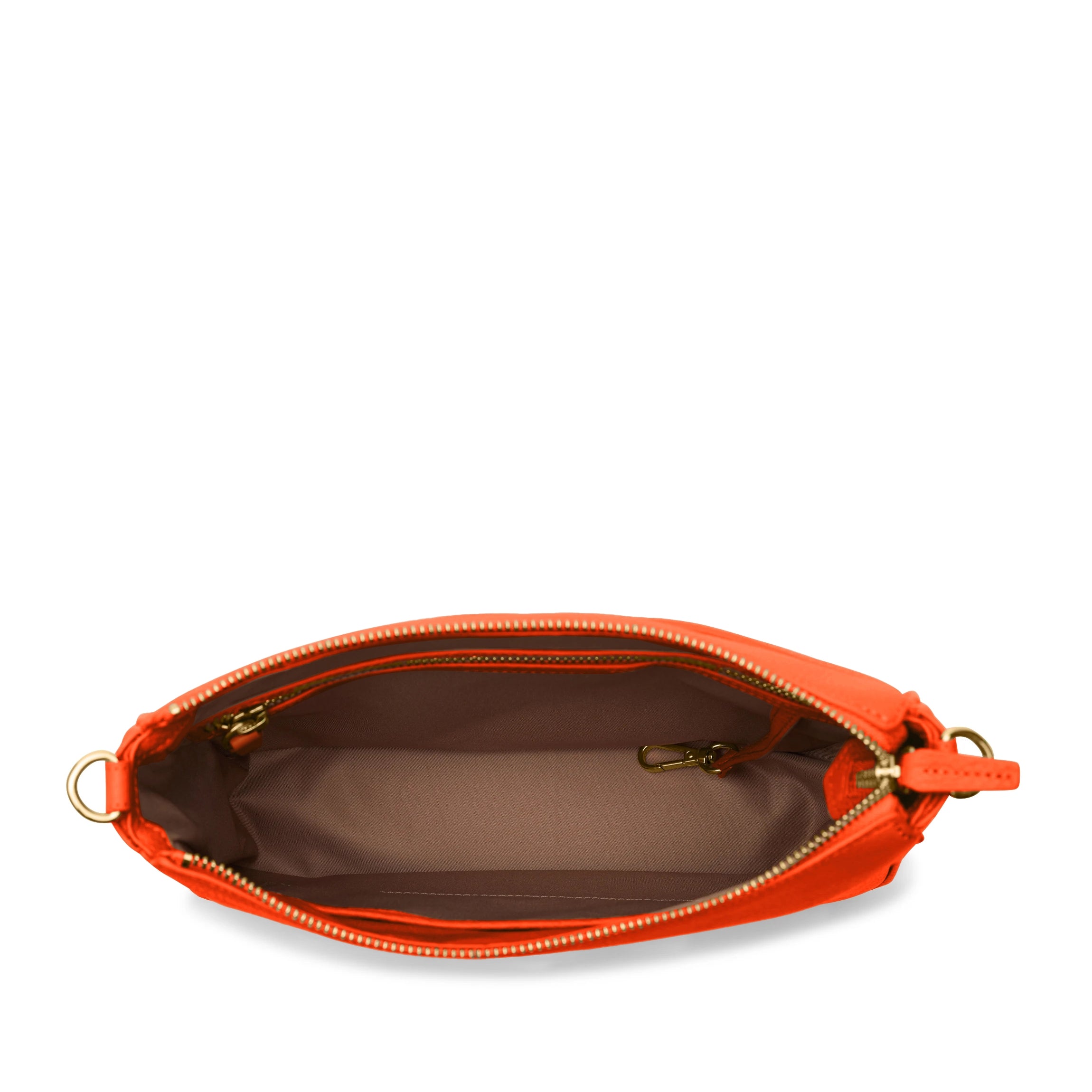 Greta Chain Medium Crossbody Bag in Clementine Orange - Stylish & Lightweight Purse for Women, Perfect for Everyday Use, Shopping, and Travel