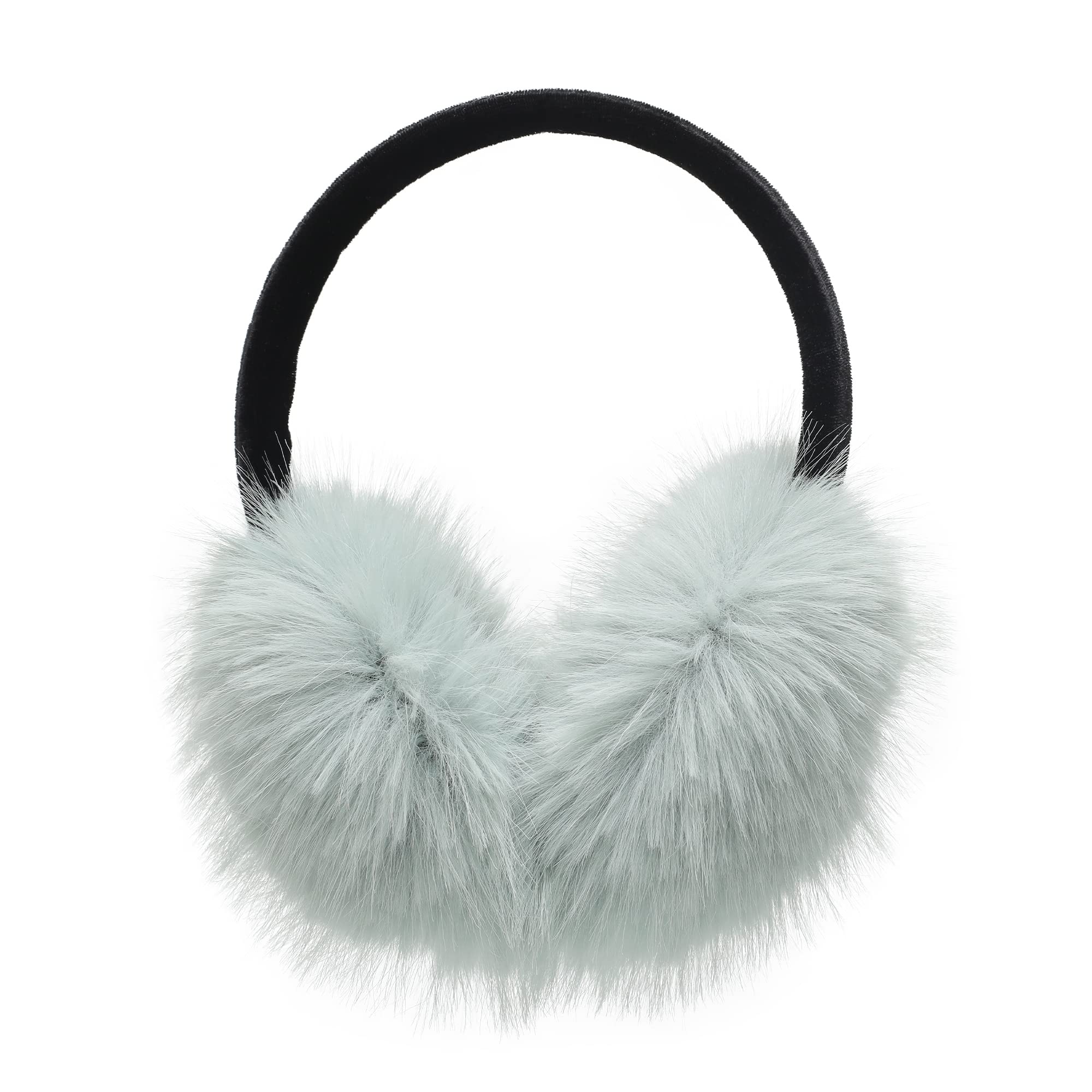 ZLYC Women's & Girls' Adjustable Faux Fur Ear Muffs - Soft Winter Ear Warmers for Cold Weather - Perfect for Skiing, Snowboarding, and Outdoor Winter Activities