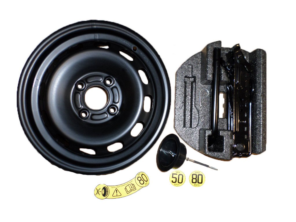 Ford 1789081.1 14-inch Spare Wheel Kit - Compatible with Ford Vehicles - Perfect for Roadside Emergencies & Tire Replacement