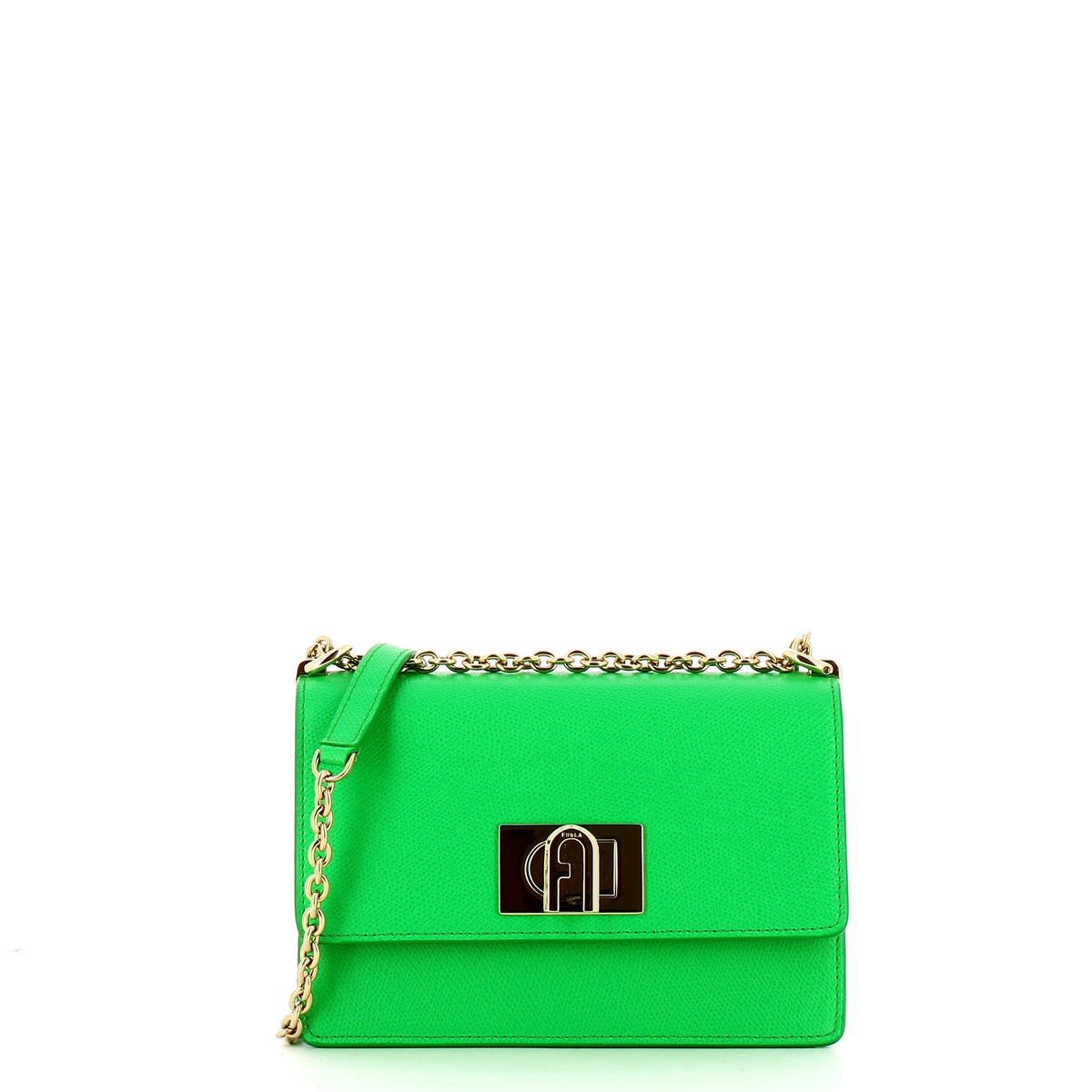 Furla 1927 Mini Crossbody Bag in Grass Green - Stylish Leather Shoulder Bag for Women | Perfect for Everyday Use, Travel & Casual Outings