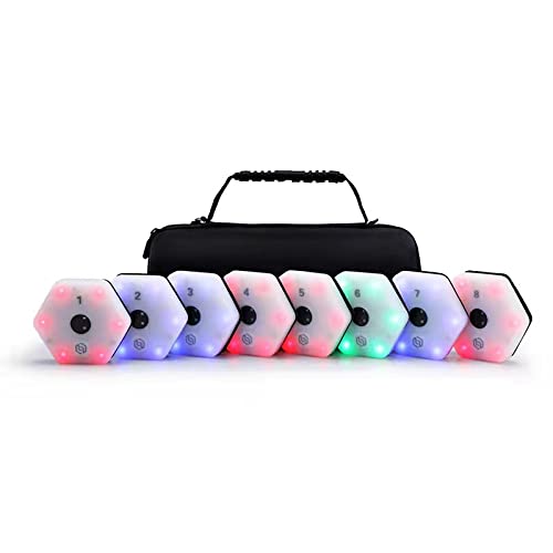 Reaction Lights for Speed & Agility Training - Boxing, Soccer, Basketball Equipment - Improve Performance with LED Reaction Training Lights for Sports Drills & Fitness Workouts