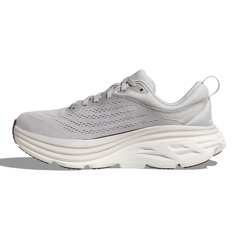 Hoka Men's Bondi 8 Running Shoes - Lightweight Cushioned Sneakers for Marathon, Jogging & Walking - Breathable Mesh Upper with Maximum Support & Comfort