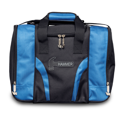 Hammer Raw Single Tote Blue Bowling Bag - Professional Bowling Accessories for Men & Women - Perfect for League Play, Practice & Tournament Use