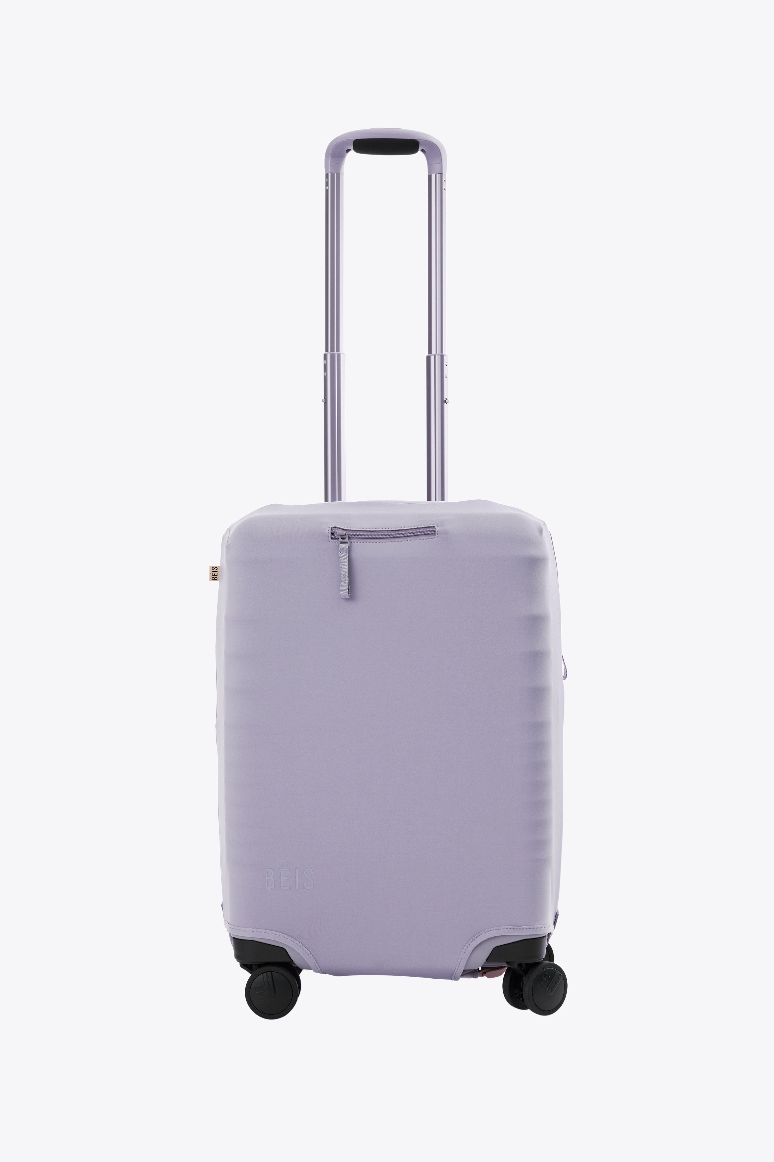 Lavender Carry On Luggage Cover - Waterproof & Scratch-Resistant Travel Suitcase Protector for Airplane, Train & Bus Trips
