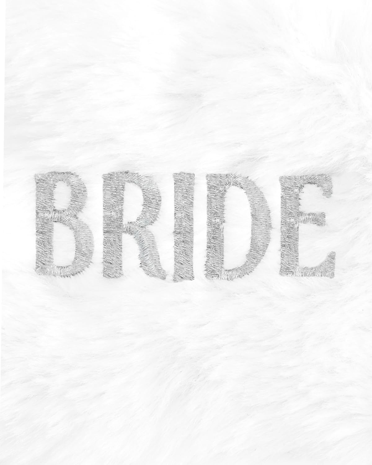 Fetti Bachelorette Party Decorations White Bride Fur Bucket Hat - Bach Party Decor, Bride to Be Gift, Cloud Nine Cool Winter Hat for Women - Perfect for Bachelorette Parties, Bridal Showers & Winter Weddings