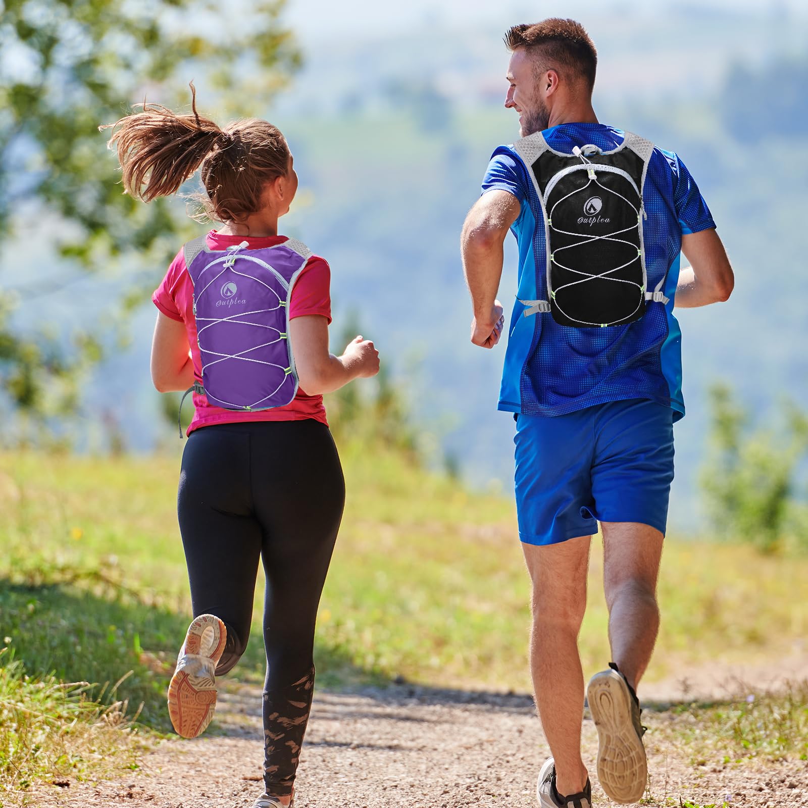 2L Hydration Backpack - Lightweight Water Vest for Running, Hiking, Camping & Biking | Hydro Pack with Leakproof Bladder for Men & Women | Perfect for Outdoor Adventures, Festivals & Sports