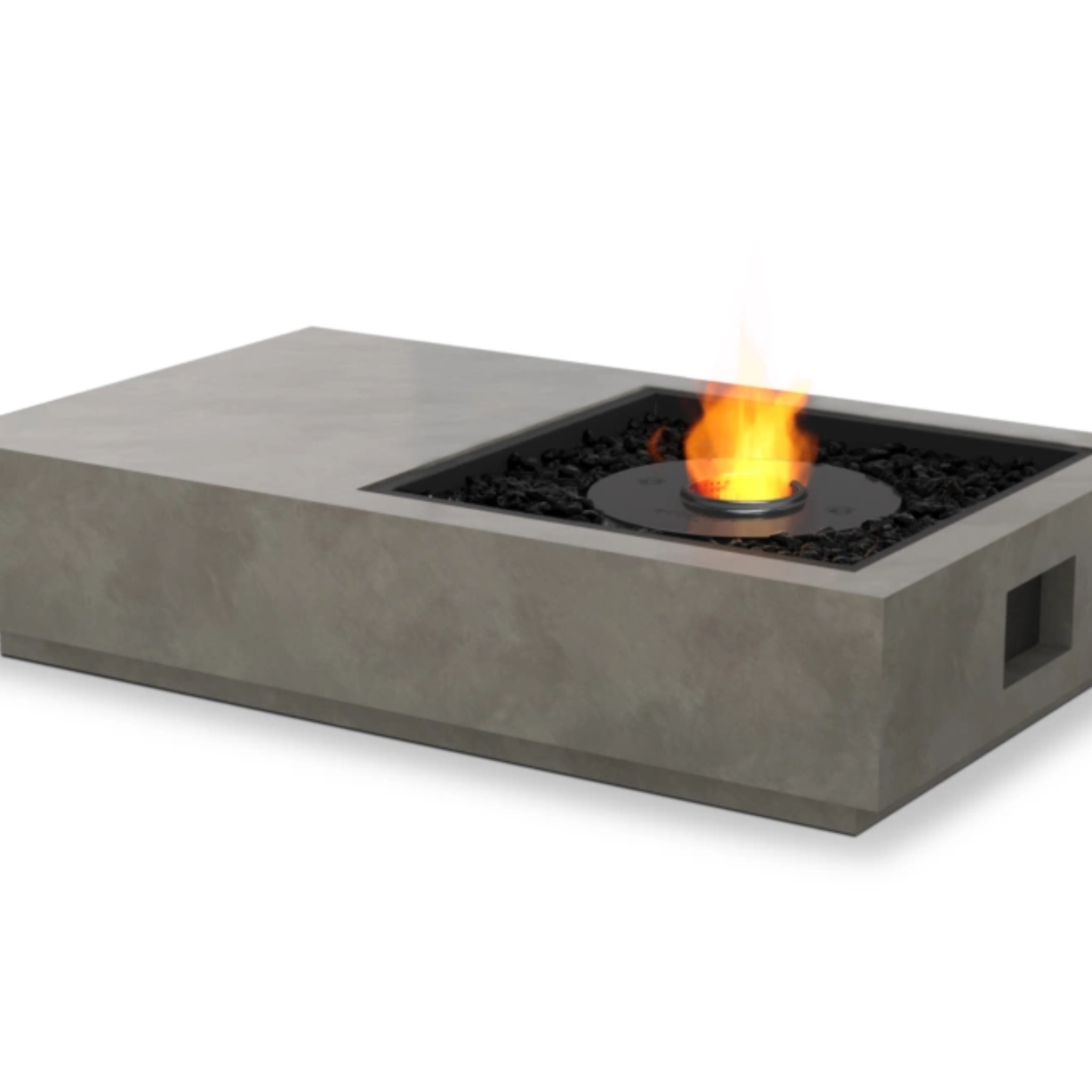 EcoSmart Fire Manhattan 50 Outdoor Propane Fire Pit Table - Modern Patio Heater for Backyard, Deck & Garden Gatherings