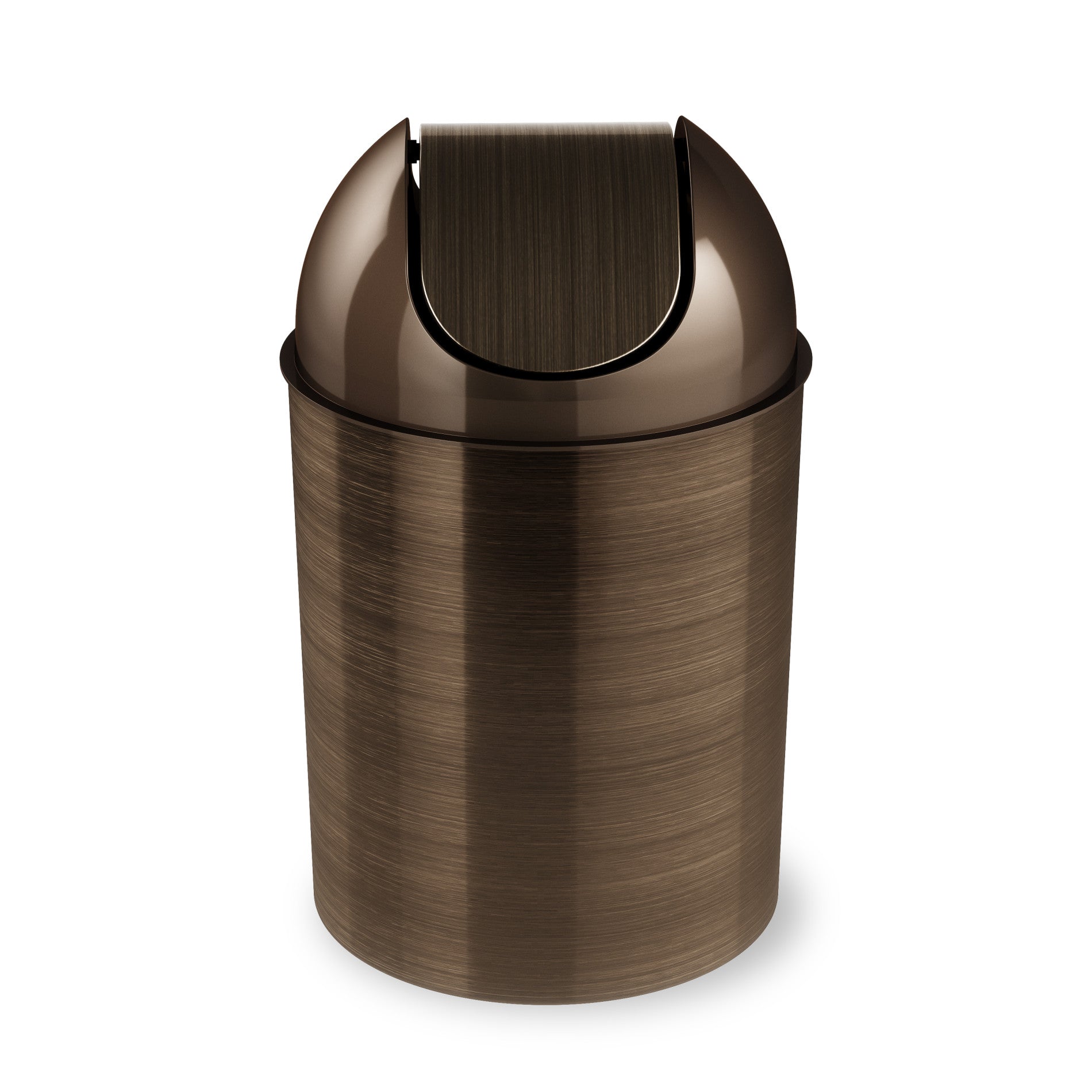 Stainless Steel Mezzo Trash Can - 13 Gallon/50L Kitchen & Office Waste Bin with Lid - Odor Control & Hands-Free Foot Pedal - Perfect for Home, Kitchen, Office & Bathroom Use