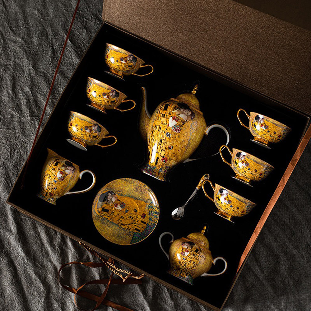 Elegant British Style Bone China Tea Set - Premium Porcelain for Afternoon Tea, Gifts & Home Decor