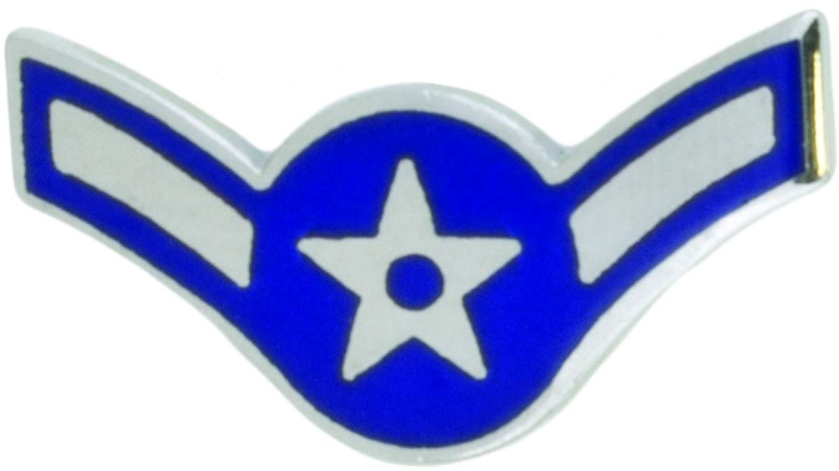 US Air Force Rank Tie Tac - Military Uniform Accessory for Formal Events & Office Wear - Perfect for Veterans, Officers & Military Enthusiasts