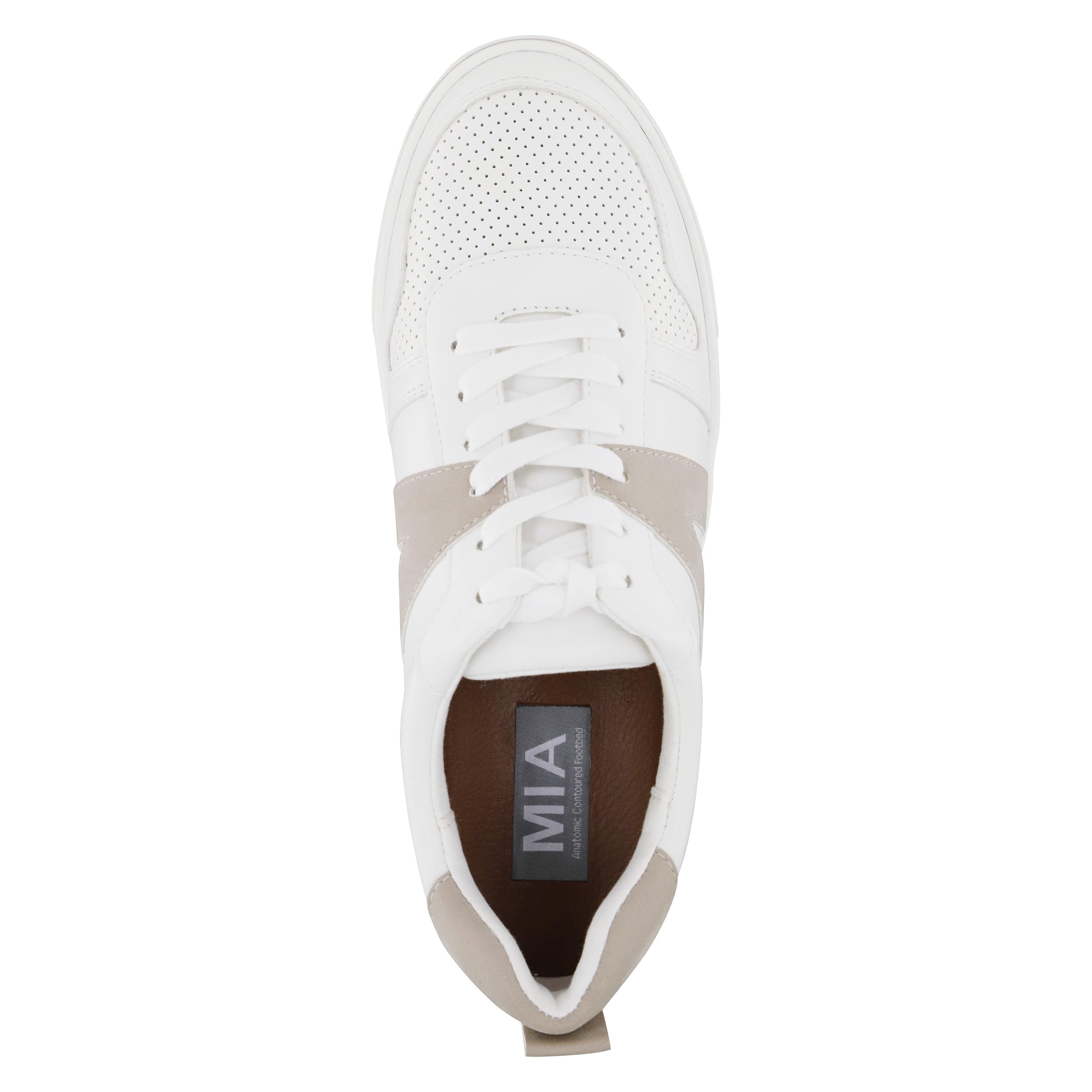 MIA Women's Alta Lace Up Sneakers - Comfortable Casual Walking Shoes for Women | Perfect for Everyday Wear, Gym, Running & Travel
