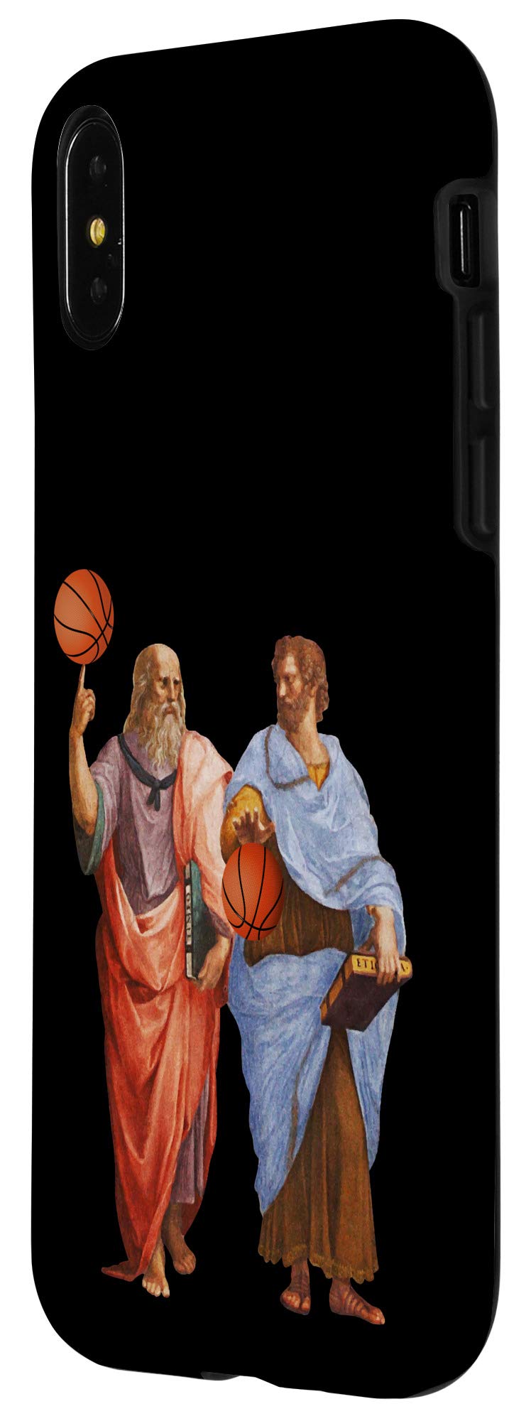 iPhone X/XS Case - Aristotle & Plato Basketball Design for Fans