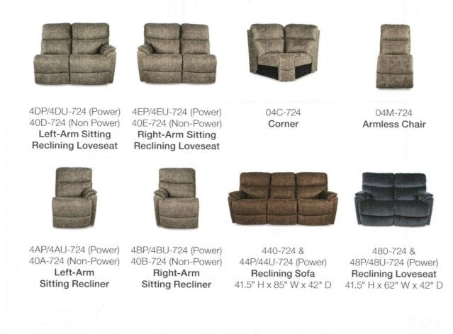 La-Z-Boy Trouper Reclining Sofa Collection - Power Lift Recliner with USB Charging, Plush Comfort for Living Room, Home Theater & Family Room Relaxation
