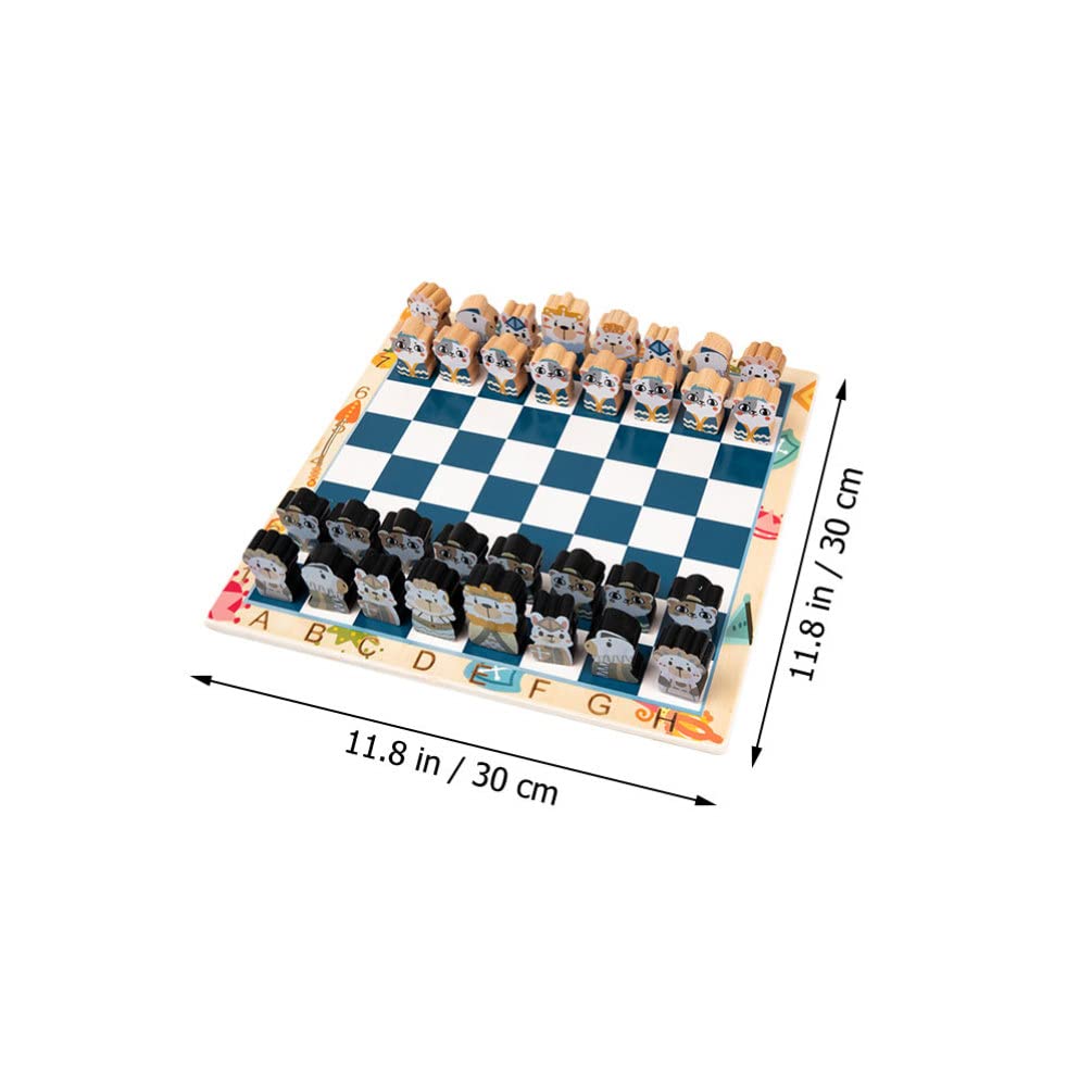Wooden Chess Set - Classic Board Game for Kids & Adults | Educational & Fun Strategy Game for Home, Office, or Travel | Perfect for Family Game Nights & Brain Training