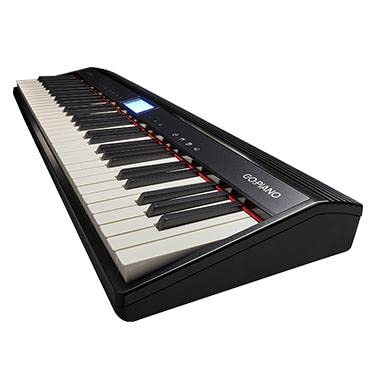 Roland GO:Piano 61-Key Digital Keyboard (GO-61P) - Portable Electric Piano with Built-In Speakers, Bluetooth & Headphone Jack - Perfect for Beginners, Home Practice & Travel Use