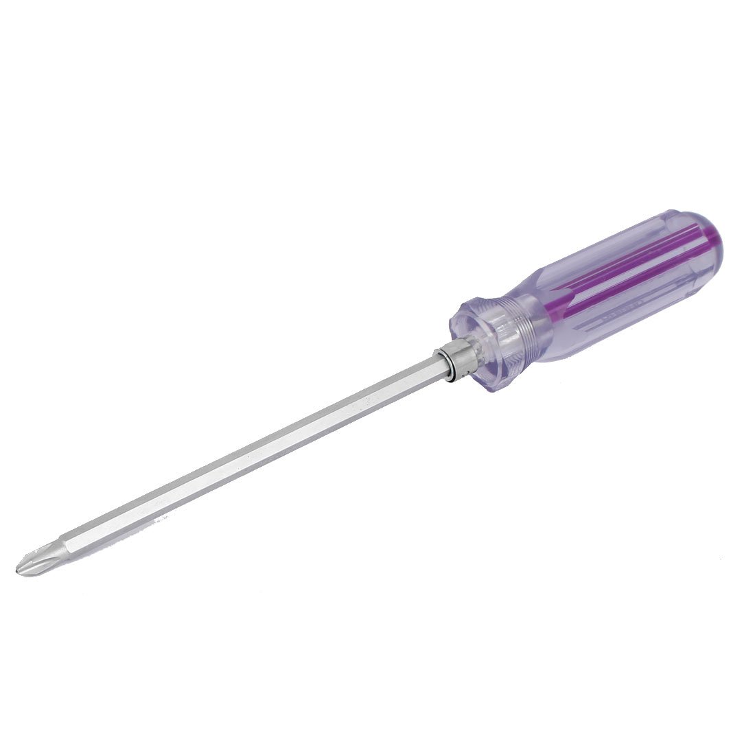uxcell 6mm Plastic Handle Reversible Magnetic Screwdriver - Slotted & Phillips Head for Home Repair, Electronics, and DIY Projects