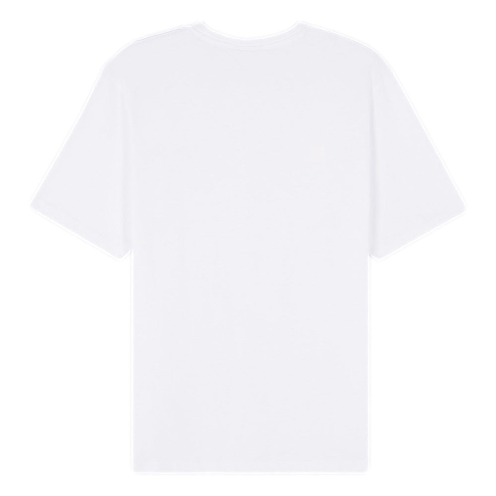 MAISON KITSUNE Men's White Fox Head Patch Regular T-Shirt - Casual Cotton Tee for Streetwear & Everyday Outfits