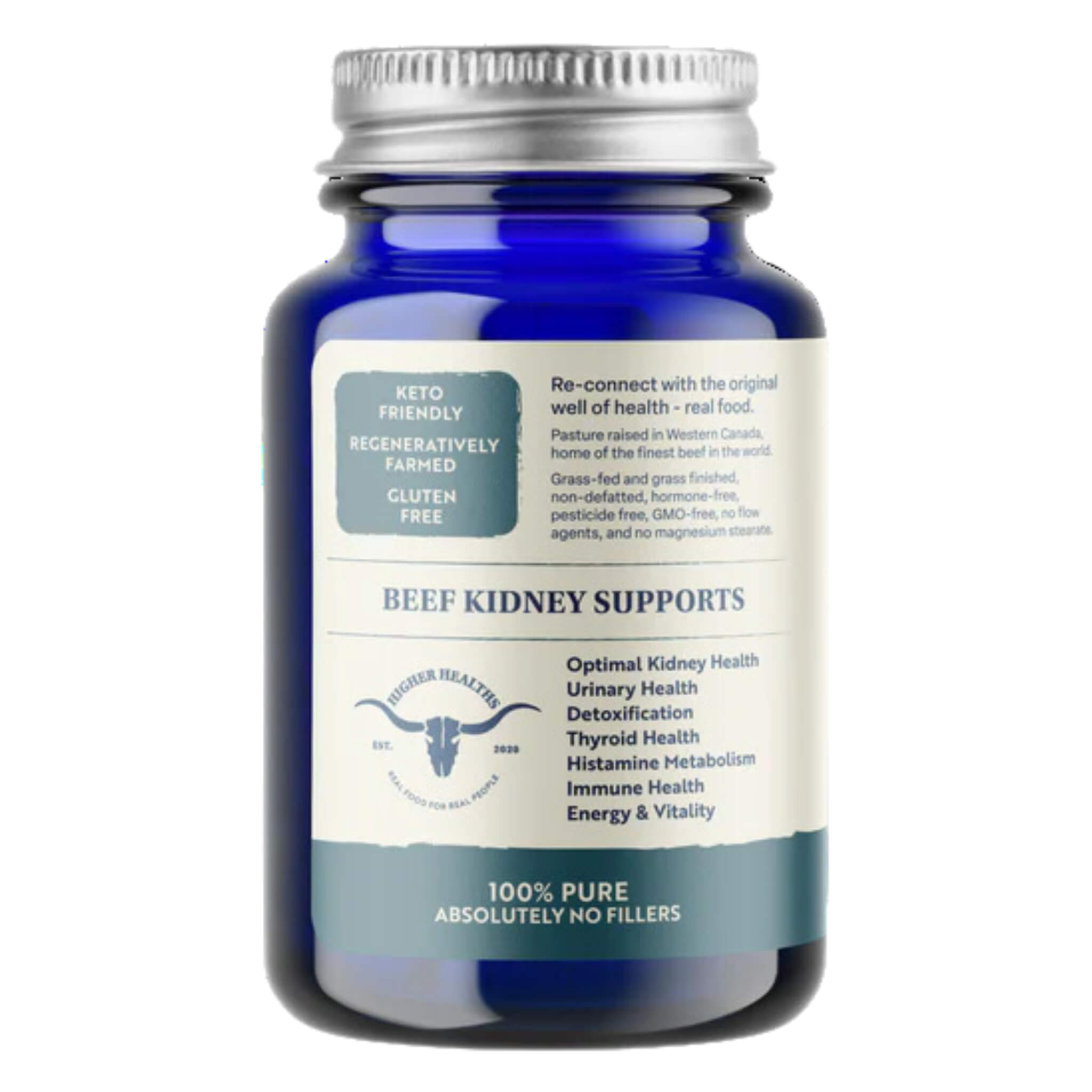 100% Grass Fed & Finished Beef Kidney - High Protein, Nutrient-Rich Superfood for Keto, Paleo & Carnivore Diets | Perfect for Stews, Pâtés & Organ Meat Recipes