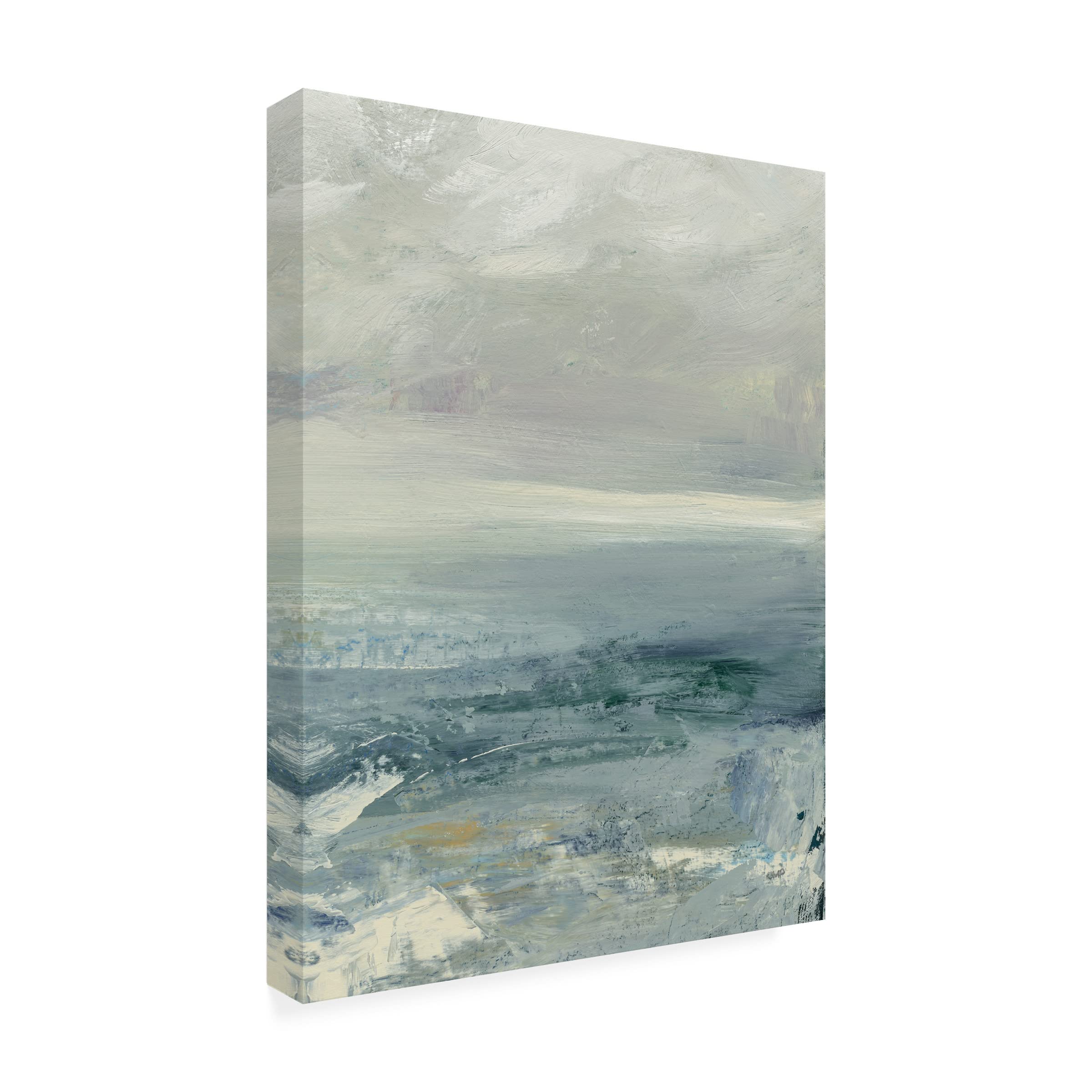 Julia Purinton 'Waves III' Canvas Wall Art Print - Ocean Wave Painting for Living Room, Bedroom & Office Decor