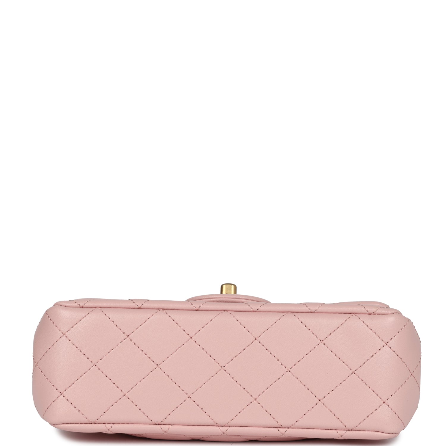 Chanel Mini Camellia Crush Rectangular Flap Bag in Rose Clair Lambskin with Antique Gold Hardware - Luxury Crossbody Purse for Women, Perfect for Date Night & Special Occasions