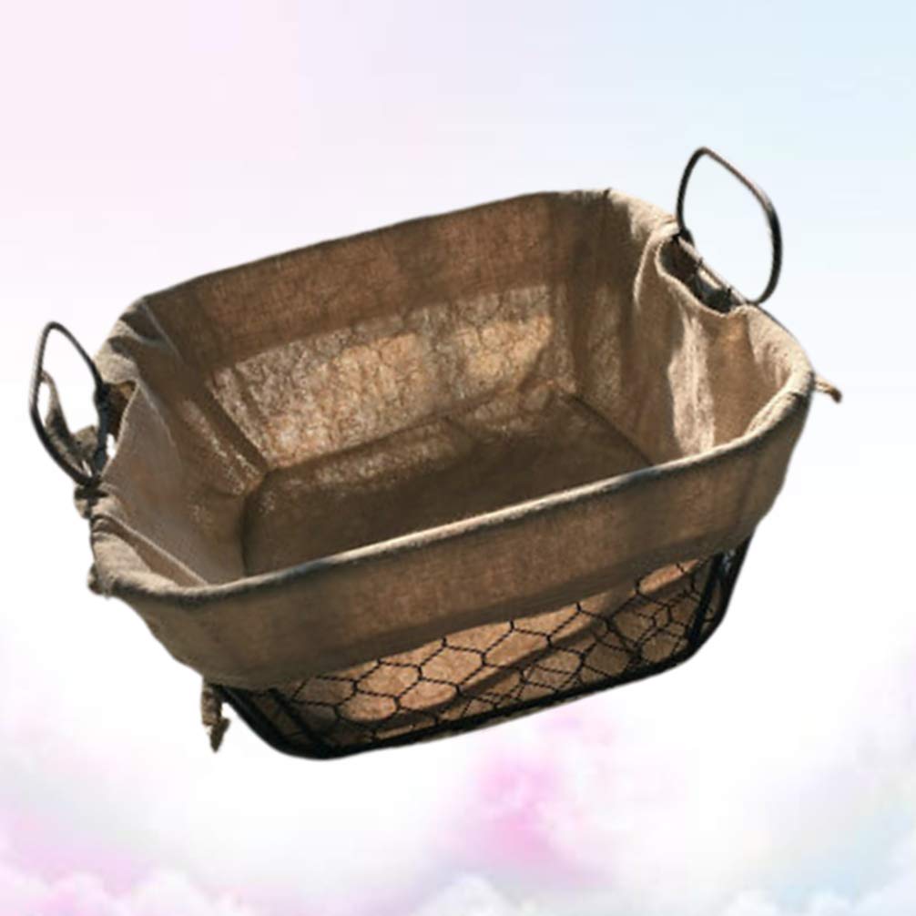Cabilock Decorative Metal Wire Fruit Basket - Candy & Snack Storage Container for Home, Kitchen, and Party Decor | Rustic Organizer for Fruits, Treats, and Home Accents