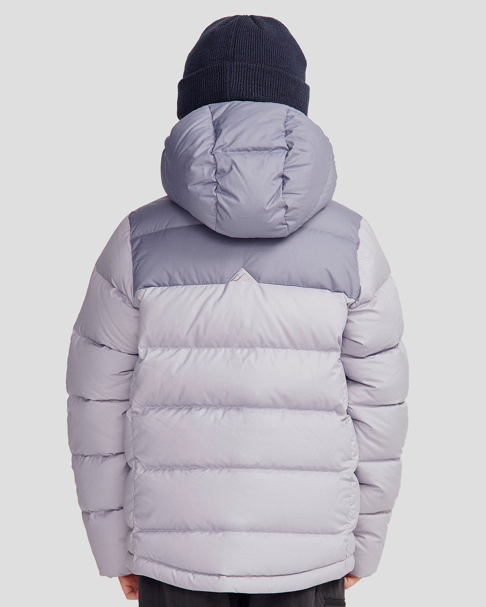 Youth's Epiq Down Hooded Jacket - Warm Winter Coat for Boys & Girls, Waterproof & Windproof, Dark Haze/Light Haze - Perfect for Outdoor Activities, School & Cold Weather Adventures