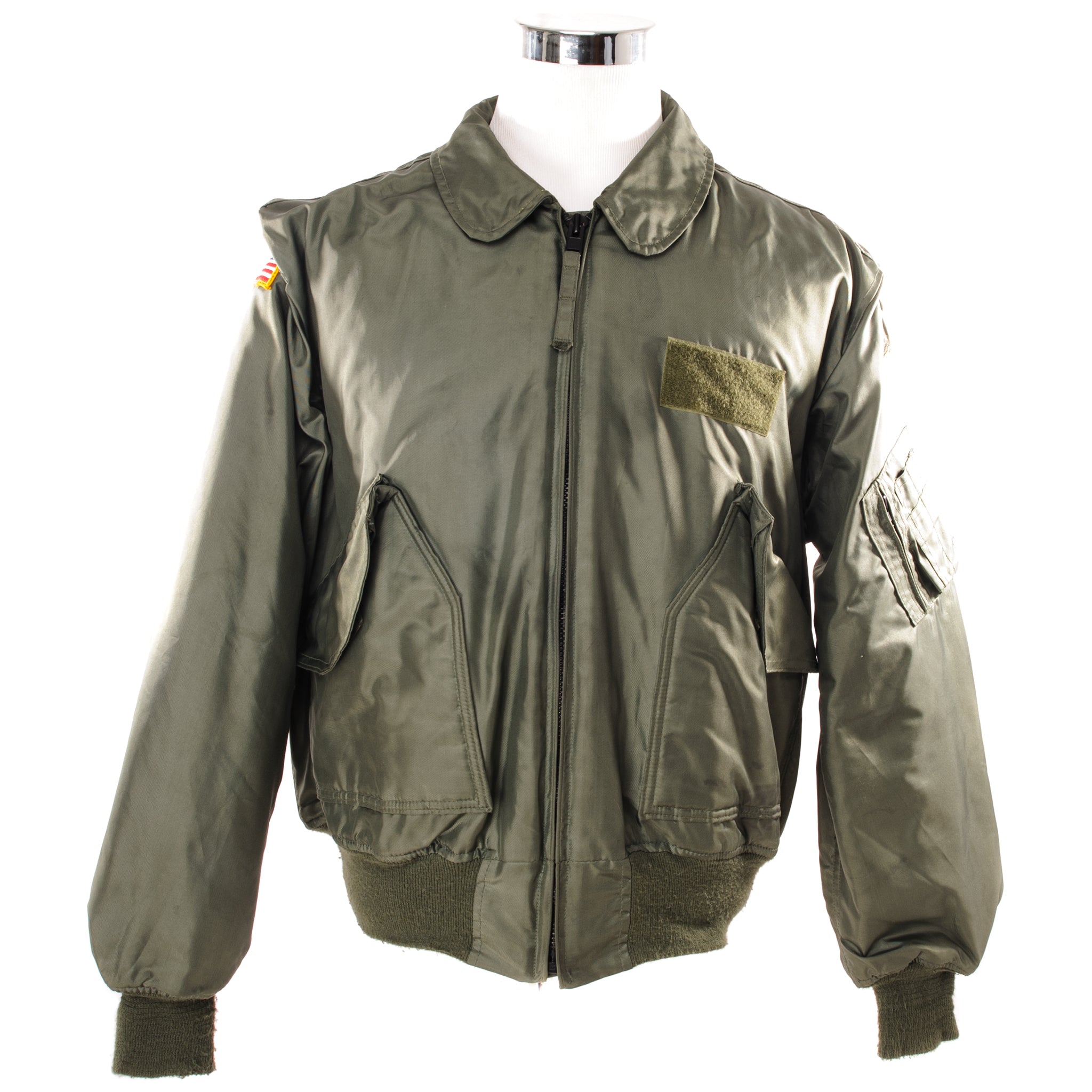 Vintage US Air Force CWU 45/P Winter Flight Jacket - Size XL with Patches (2003 Edition) - Perfect for Military Enthusiasts & Cold Weather Outdoor Activities