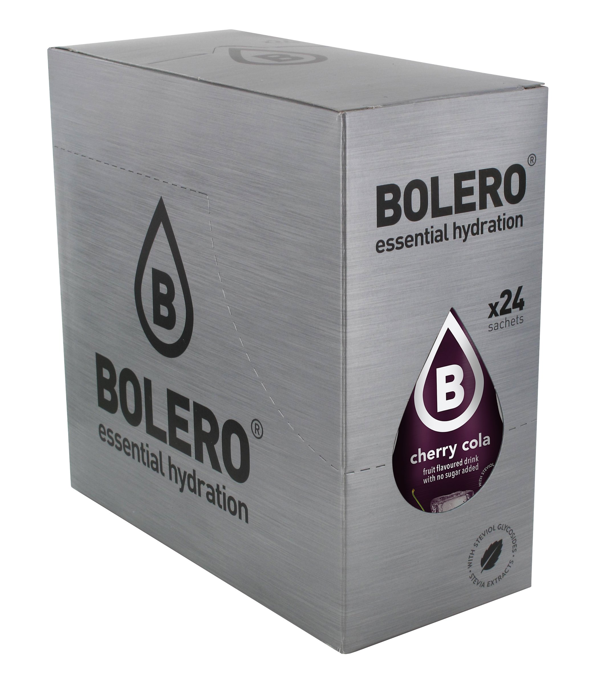 Bolero Classic Cherry Cola Powder Drink Mix - 24 Pack (9g Each) | Refreshing Beverage for Home, Office & Outdoor Activities