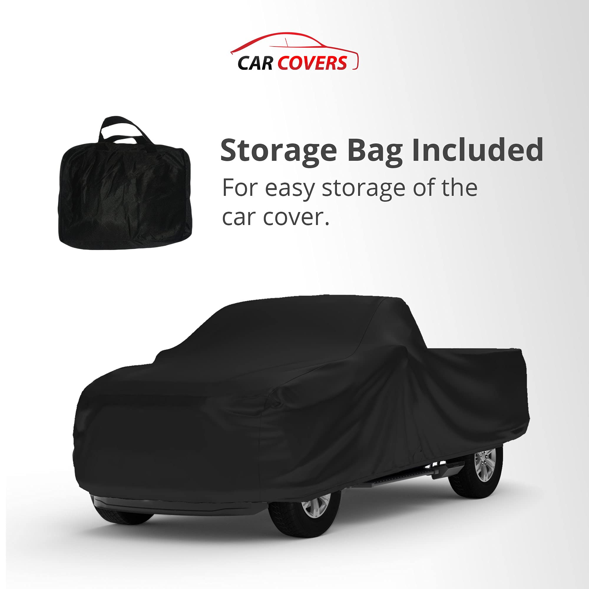 Scratch-Resistant Indoor Car Cover for Jeep Gladiator 1962-1970 Regular Cab - Black Satin Ultra Soft Truck Accessory with Warranty | Perfect for Garage Storage, Vehicle Protection & Long-Term Parking