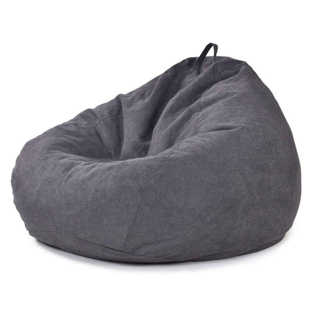 Premium Bean Bag Chair Cover for Kids & Adults - No Filler Included - XL Black Washable Plush Storage Cover with Zipper for Sofa & Toy Organization | Perfect for Playrooms, Dorms & Relaxation Spaces