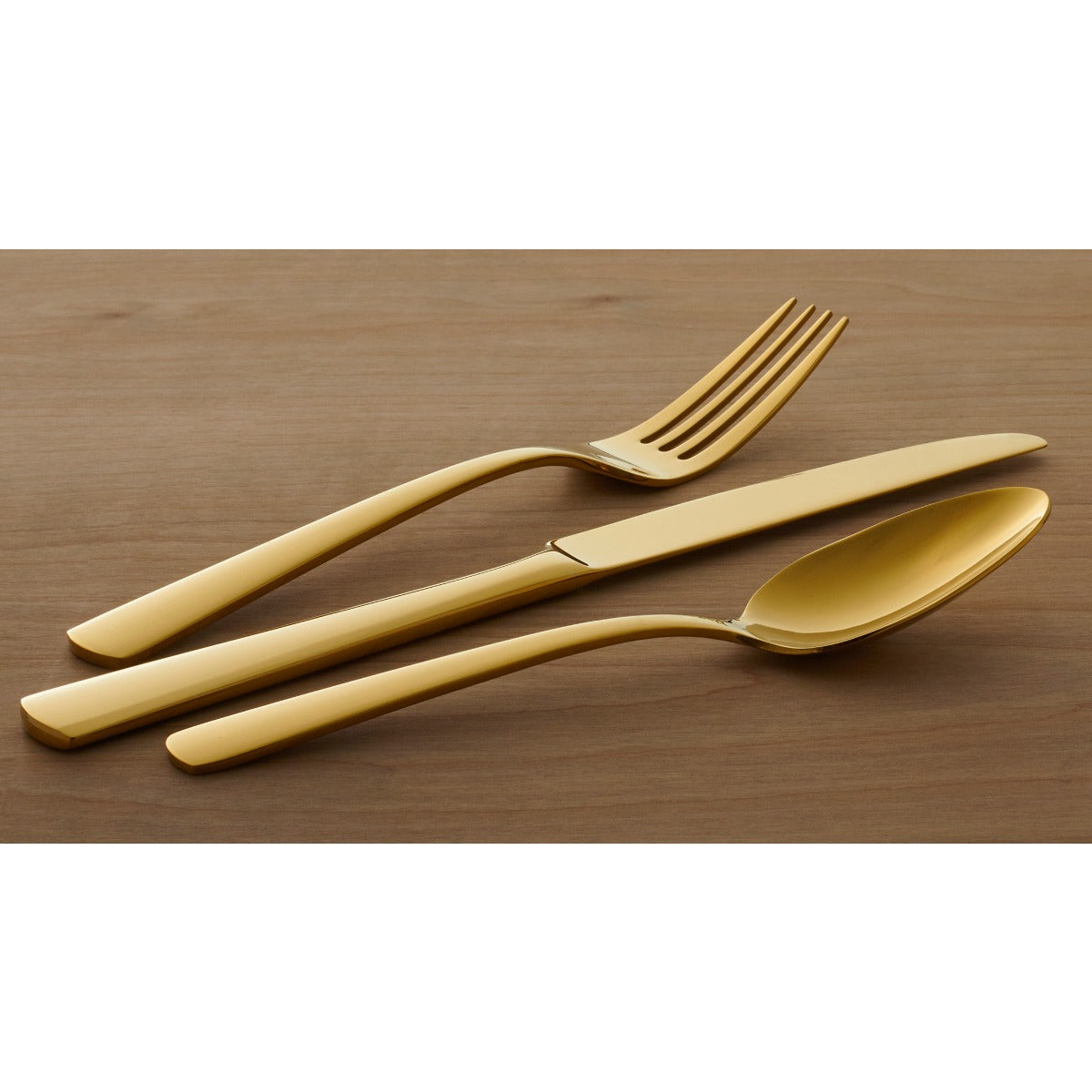 Aptitude Gold 20-Piece Flatware Set - Stainless Steel Silverware Set for 4, Elegant Dinnerware Cutlery Set for Wedding, Holiday, and Everyday Dining