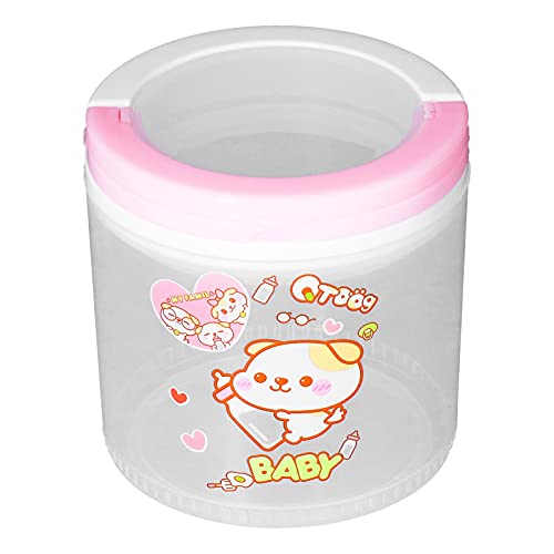 Portable Cartoon Milk Powder Container - High Capacity Baby Food & Snack Storage Box for Travel, Daycare & Home Use (Blue)