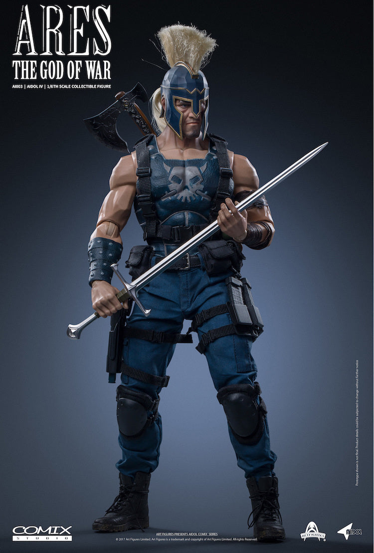 1/6 Scale Ares God of War Concept Art Action Figure - Highly Detailed Collectible Model for Display & Photography | Perfect for Anime Fans, Mythology Enthusiasts & Home Decor