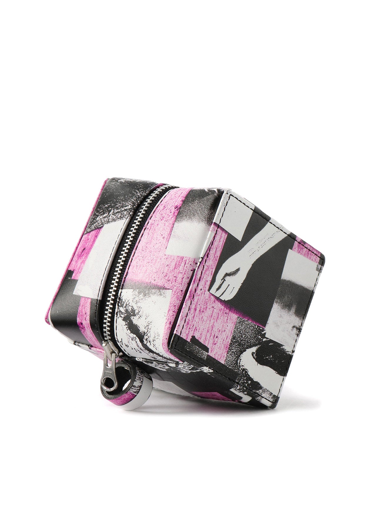 2021 Fashion Mini Cube Bag - Genuine Leather with Material Print - Perfect for Women's Daily Use, Travel & Parties