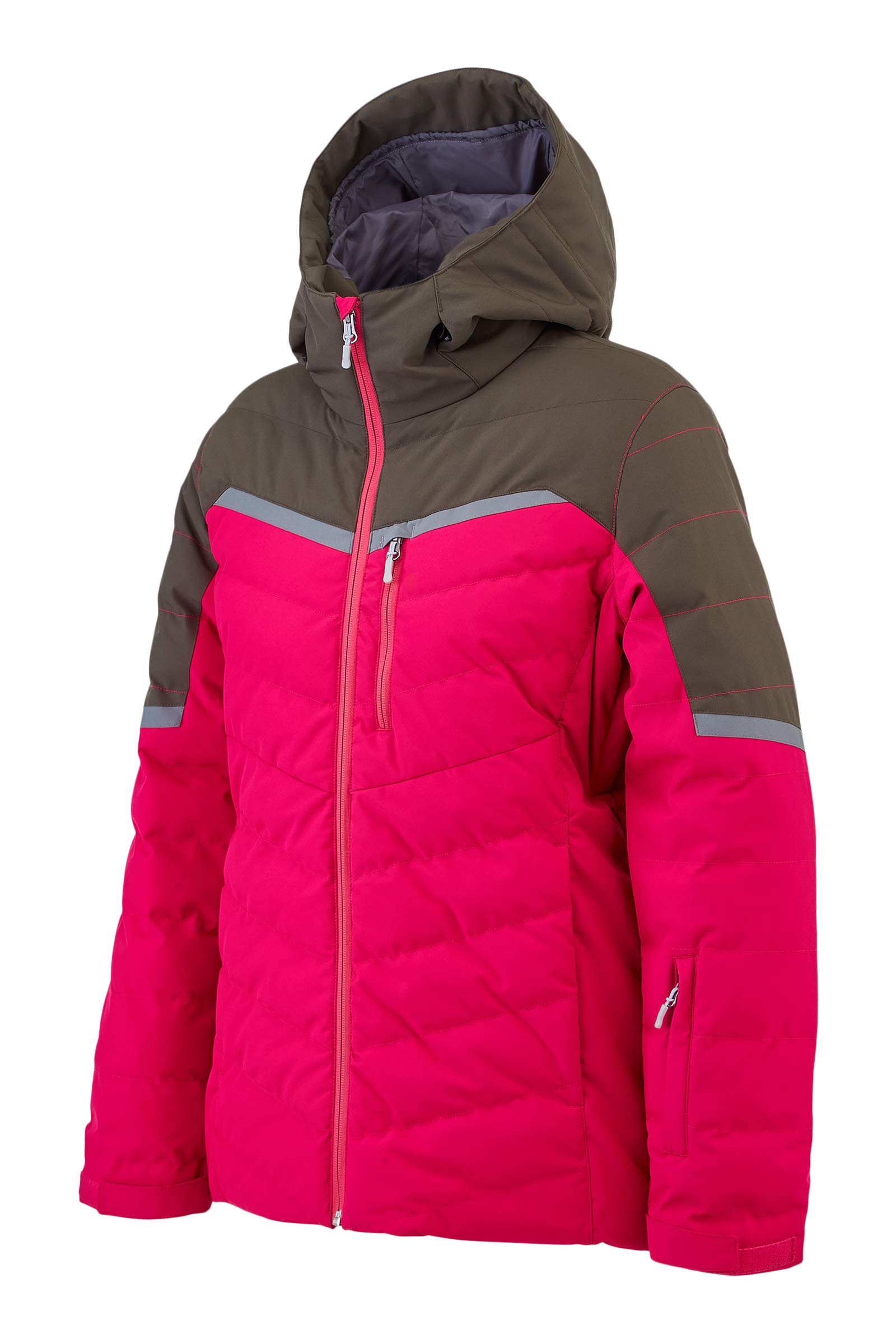 Spyder Active Sports Women's Brisk Synthetic Jacket - Lightweight Water-Resistant Windbreaker for Running, Hiking & Outdoor Activities
