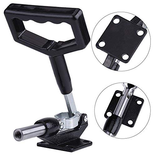 Heat Press Handle Fixture - Heavy Duty Black Carbon Steel Handle Putter with 386kg Clamping Force & 42mm Stroke (304 E Model) - Perfect for T-Shirt Printing, Sublimation, and Heat Transfer Projects