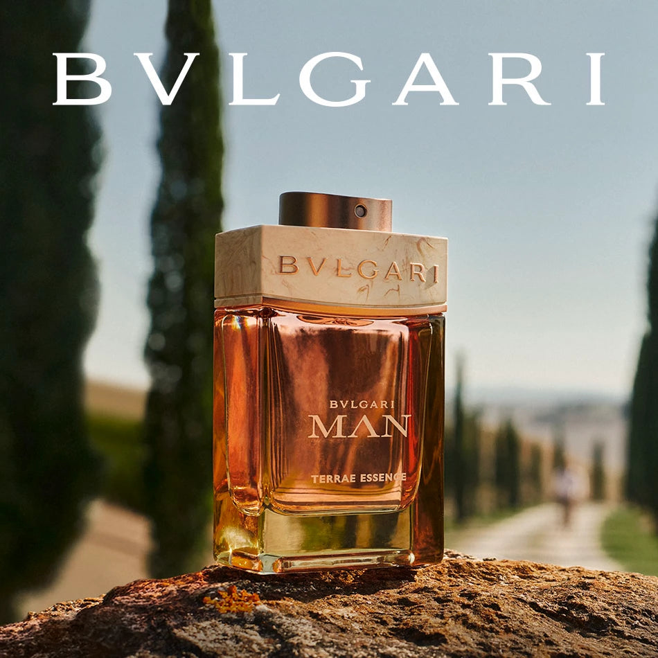 Bvlgari Man Terrae Essence Eau de Parfum 3.4 oz for Men - Fresh Woody Scent for Day & Night Wear, Office & Special Occasions