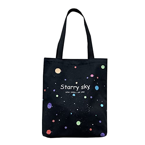 DAYLINE Canvas Tote Bag for Women - Eco-Friendly Reusable Grocery Bags, Stylish & Durable Book Tote for School, Work, Travel & Shopping | Perfect for Everyday Use, Beach Trips & Farmers Market