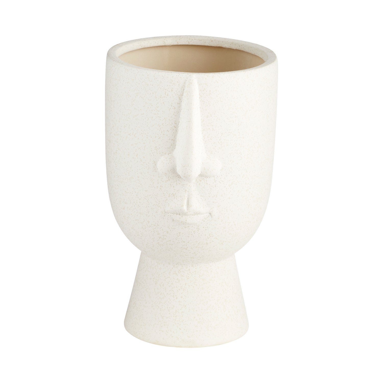 Cyan Design 11204 White Ceramic Father Vase - Elegant Home Decor for Living Room, Dining Table & Wedding Centerpieces