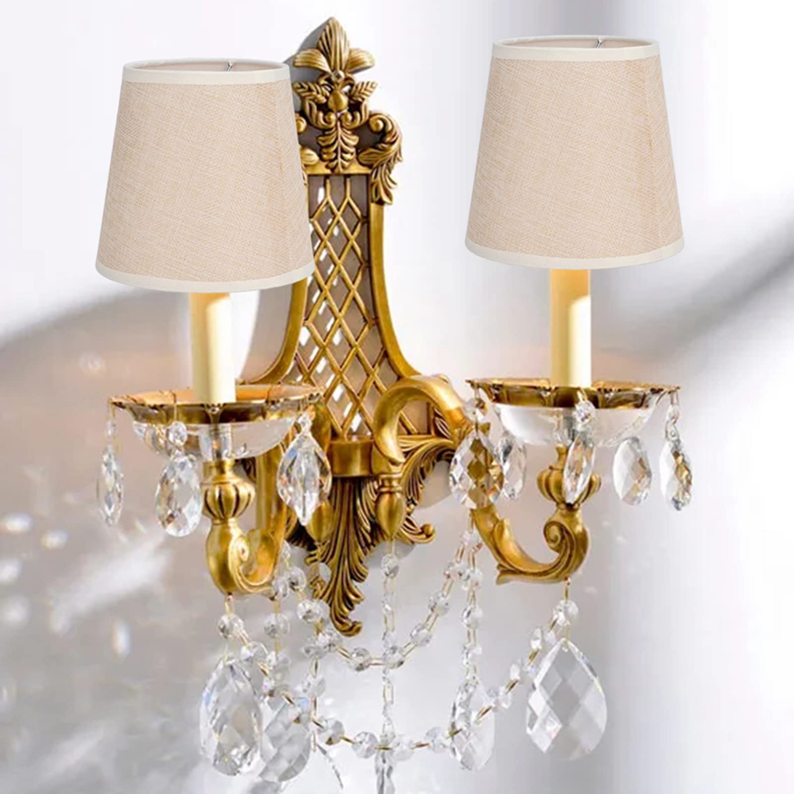 3Pcs Dust Proof Lampshades - High Transmittance & Safe Design for Table Lamp, Wall Light | Perfect for Living Room, Bedroom & Home Office Lighting
