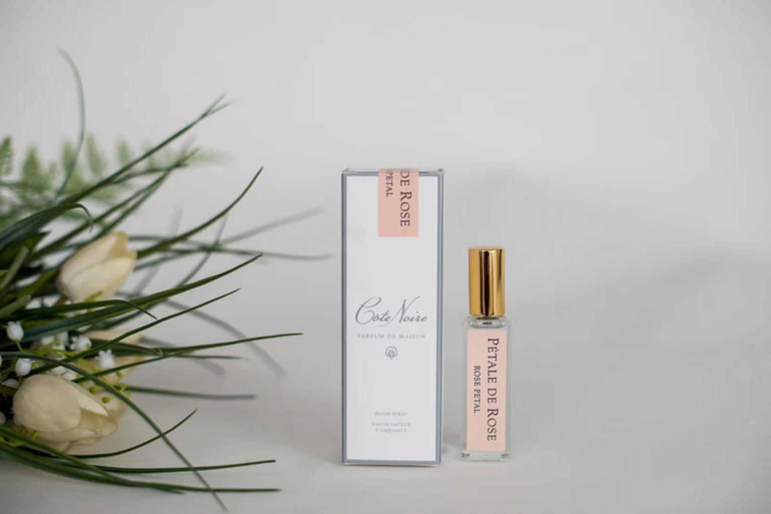 Cote Noire Rose Petal Fragrance Room Spray - Luxury Home Scent for Bedroom, Bathroom & Living Room | Long-Lasting Floral Air Freshener