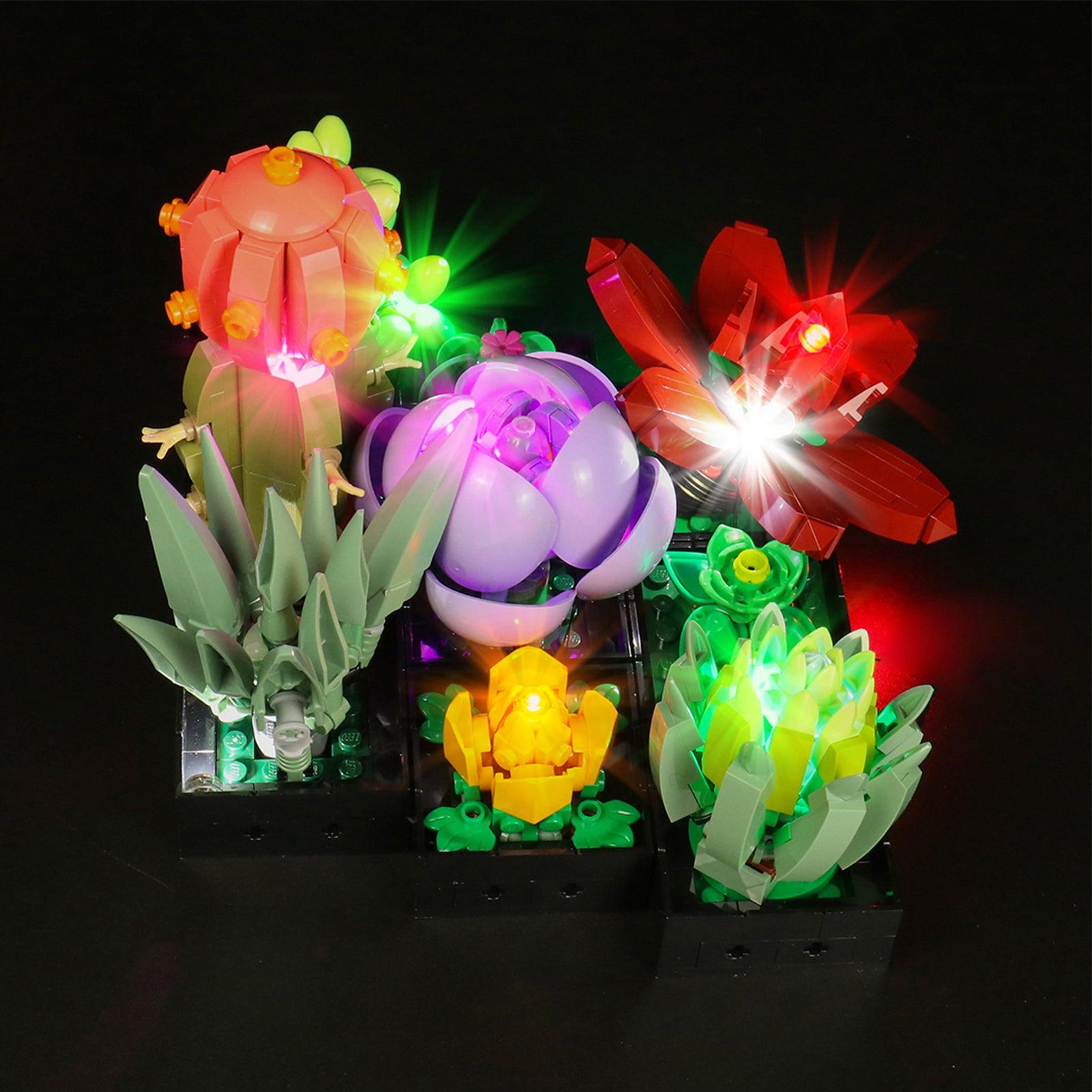 LEGO Ideas Succulents 10309 Light Kit - LED Lighting Set for LEGO Plant Decor Building Kit | Perfect for Home Office Desk Decor & Gift for LEGO Lovers