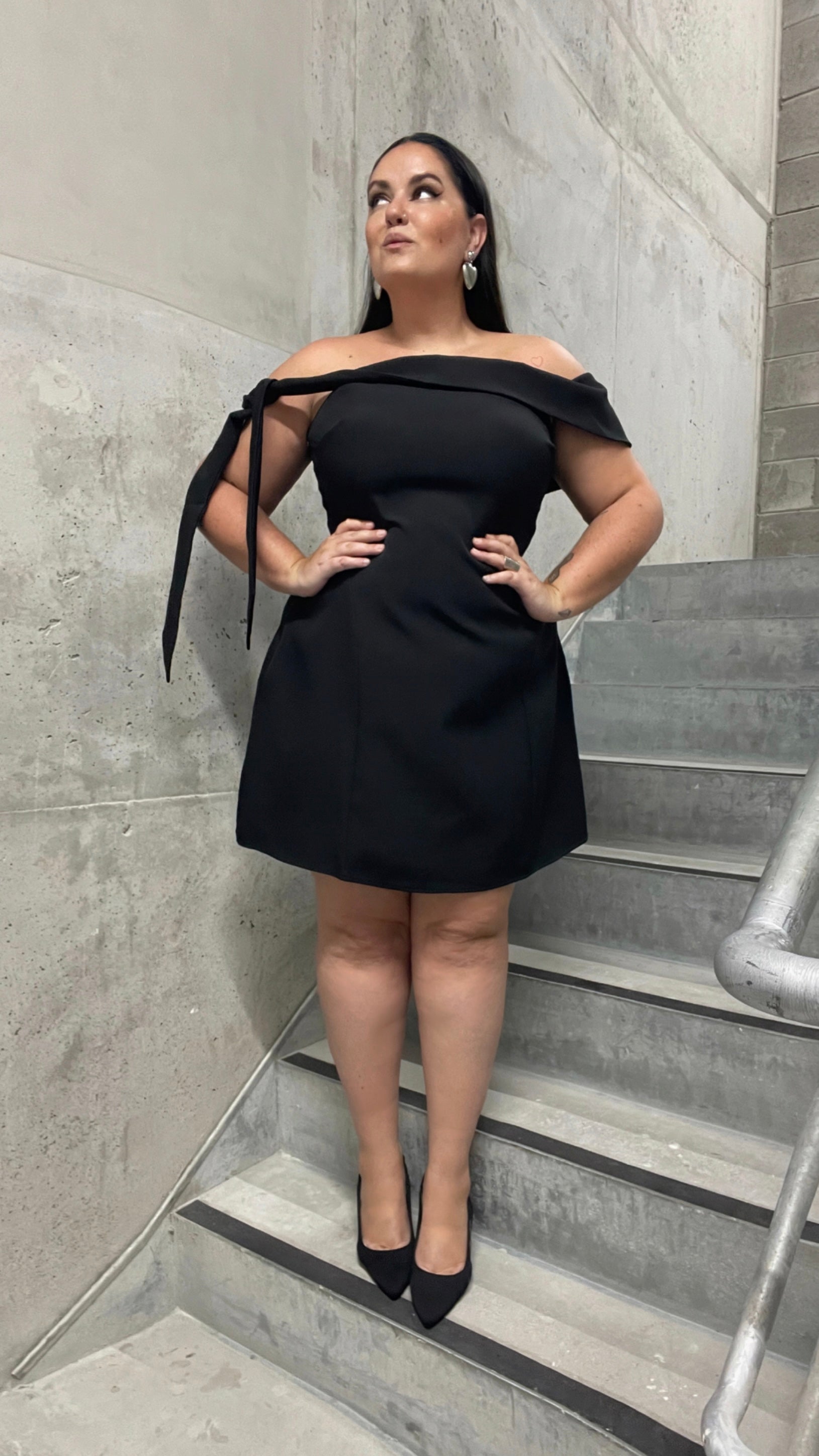 Halen Off Shoulder Mini Dress - Black | Sexy Summer Party Dress for Women | Perfect for Beach Vacations, Date Nights & Club Outings
