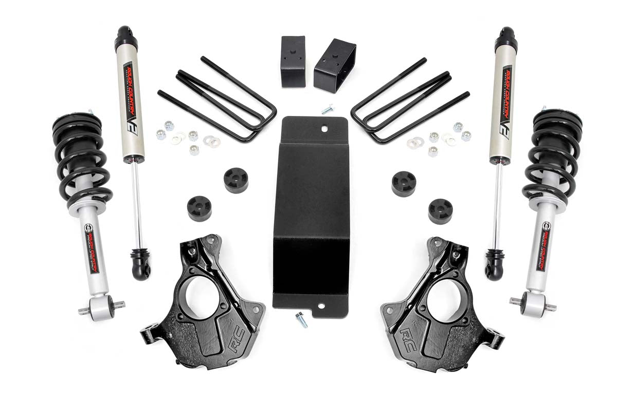 3.5 Inch Lift Kit for Chevrolet Silverado & GMC Sierra 1500 (2014-2018) | Heavy Duty Cast Steel Lower Control Arms | N3/V2 Series | Off-Road Suspension Upgrade for Enhanced Performance