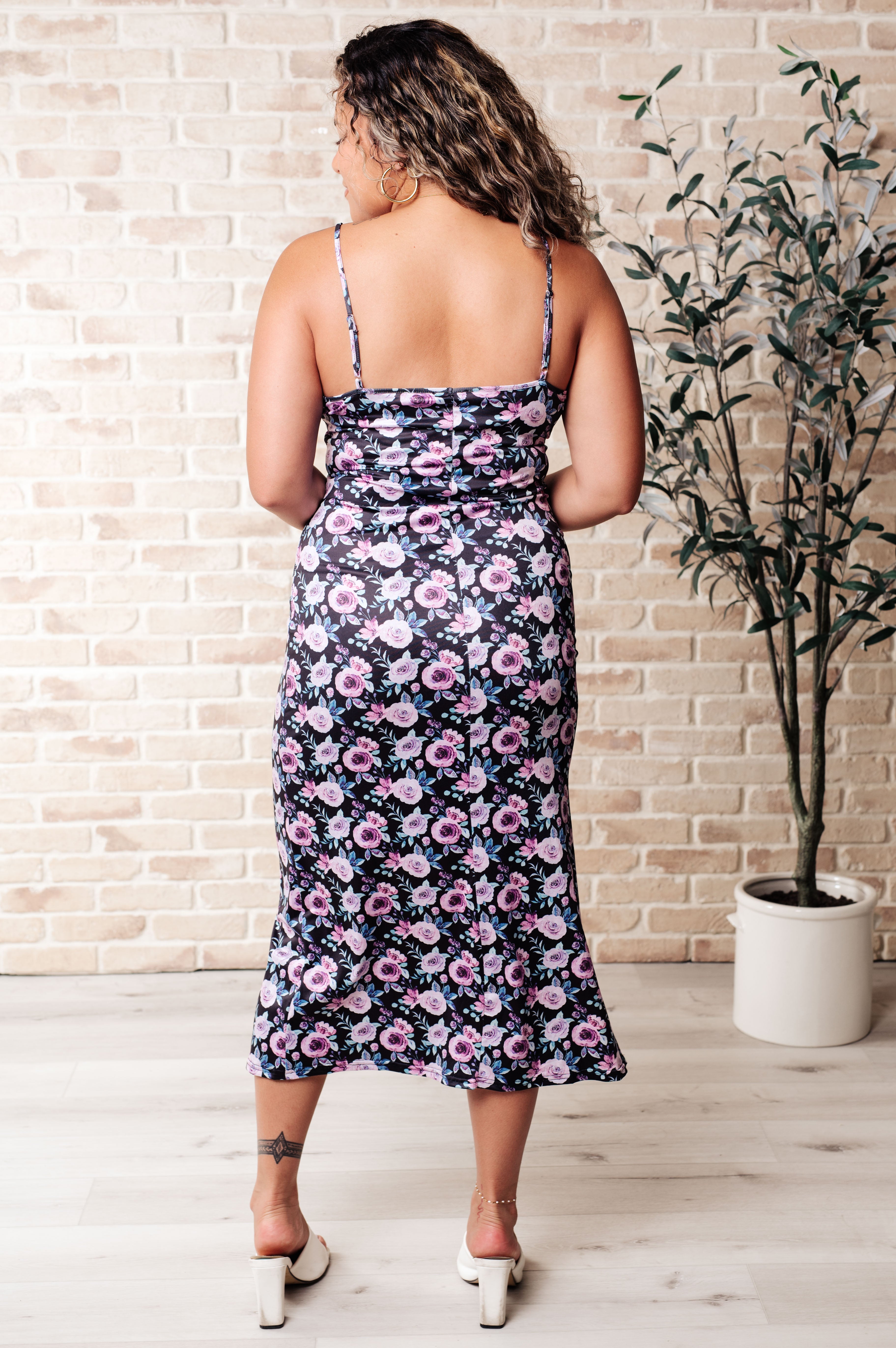 Floral Print Brooklyn Bodycon Dress - Slim Fit Stretchy Party Dress for Women | Perfect for Night Out, Club, Date Night & Special Occasions